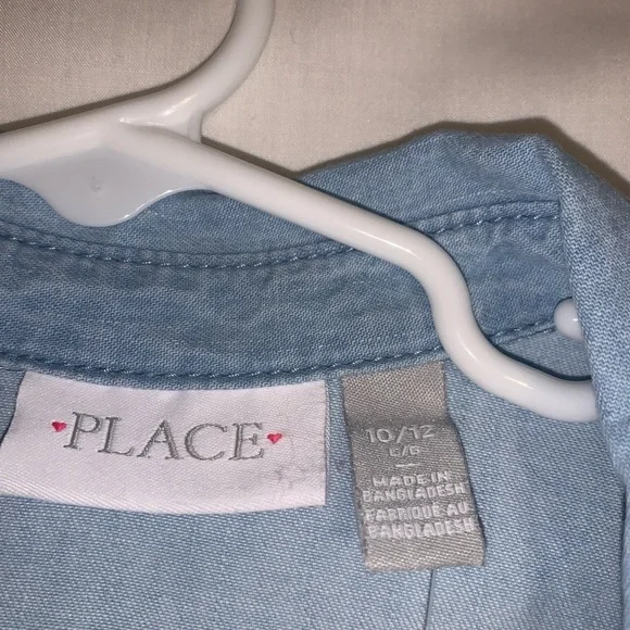 Children’s Place Light Blue Denim Shirt - Picture 6 of 6